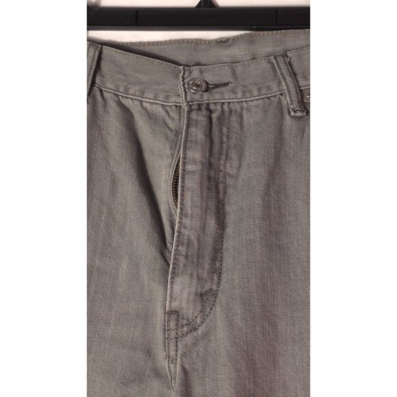 Levis 505 Men's Jeans W38 L30 Riveted Denim Gray - Picture 3 of 6